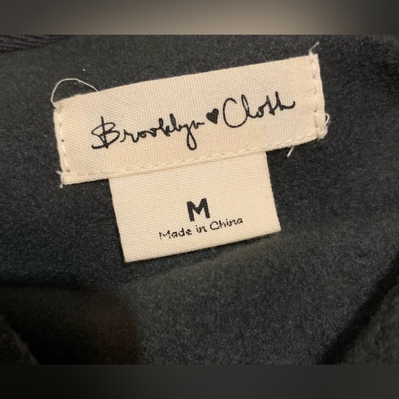 Brooklyn Cloth Vibes Embroidered Hoodie Size Medium - Picture 4 of 4